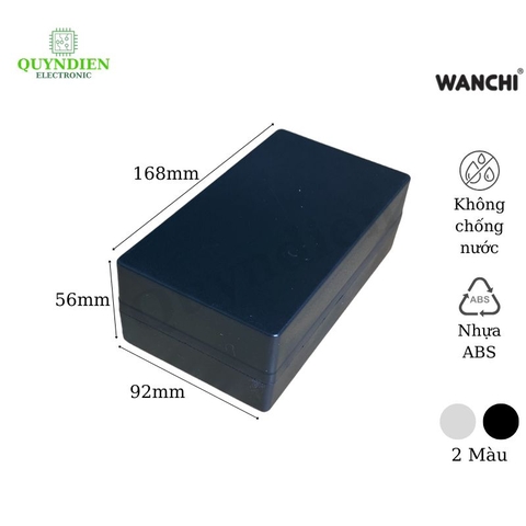 Hộp Nhựa ABS 168x92x56mm Wanchi