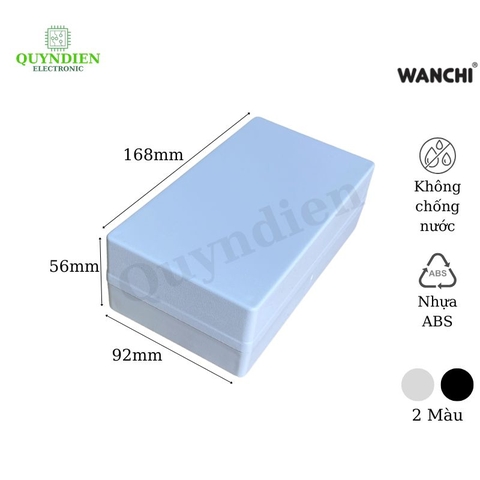 Hộp nhựa ABS 168x92x56mm WANCHI