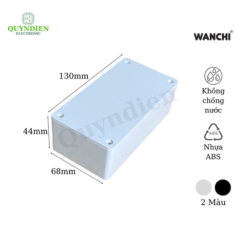 Hộp nhựa ABS 130x68x44mm WANCHI
