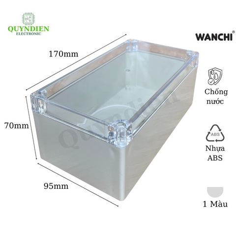 Hộp nhựa ABS 170x95x70mm WANCHI