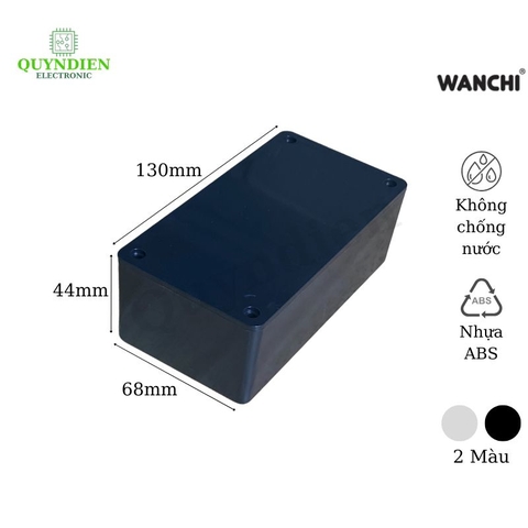 Hộp Nhựa ABS 130x68x44mm Wanchi