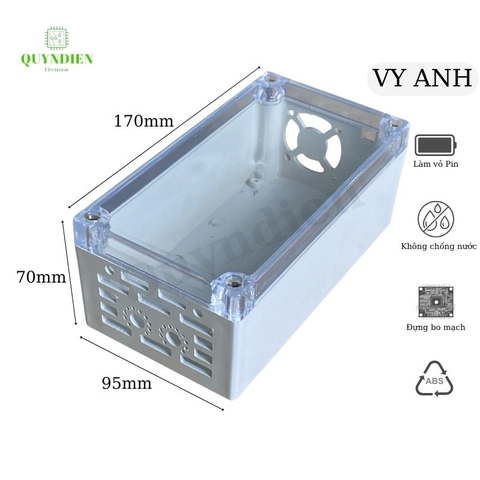 Hộp phay sẵn 170x95x70mm VY ANH