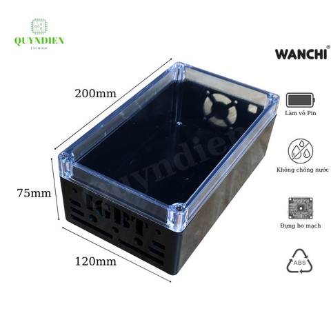 Hộp phay sẵn IGBT 200x120x75mm WANCHI