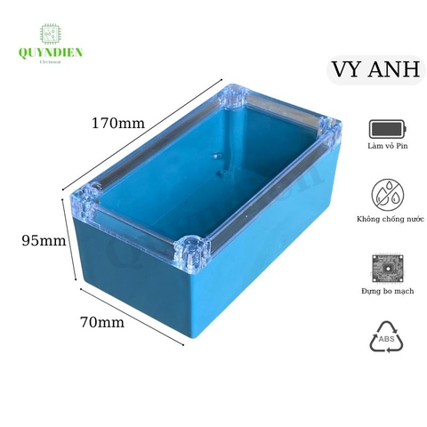 Hộp nhựa ABS 170x95x70mm VY ANH