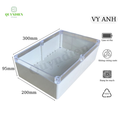 Hộp nhựa ABS 300x200x95mm VY ANH