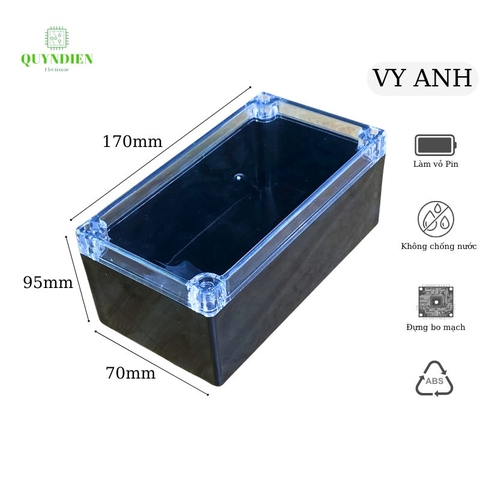 Hộp nhựa ABS 170x95x70mm VY ANH