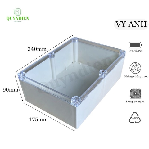 Hộp nhựa ABS 240x175x90mm VY ANH