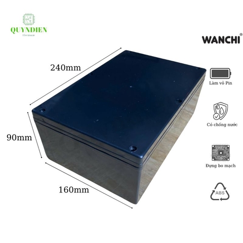 Hộp nhựa ABS 240x160x90mm WANCHI