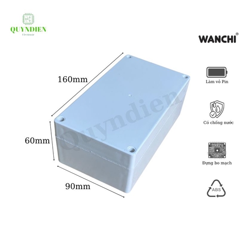 Hộp nhựa ABS 160x90x60mm WANCHI
