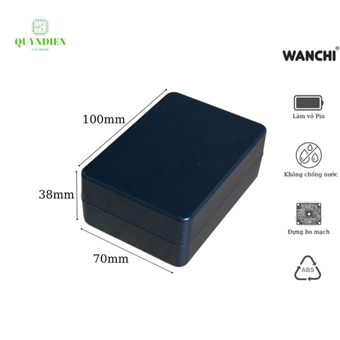 Hộp nhựa ABS 100x70x38mm WANCHI