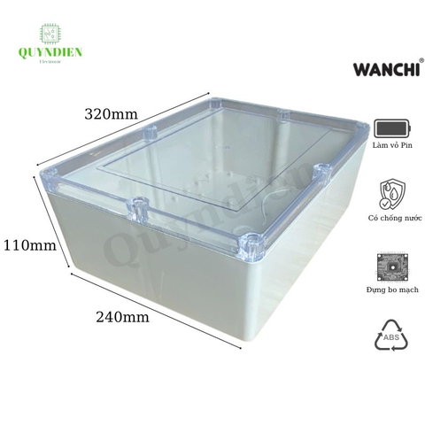 Hộp nhựa ABS 320x240x110mm WANCHI