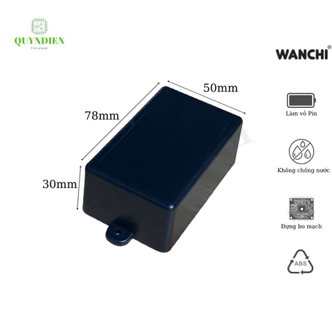 Hộp nhựa ABS 78x50x30mm WANCHI