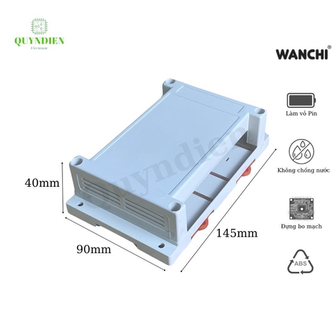 Hộp nhựa ABS 145x90x40mm WANCHI