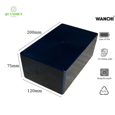 Hộp nhựa ABS 200x120x75mm WANCHI