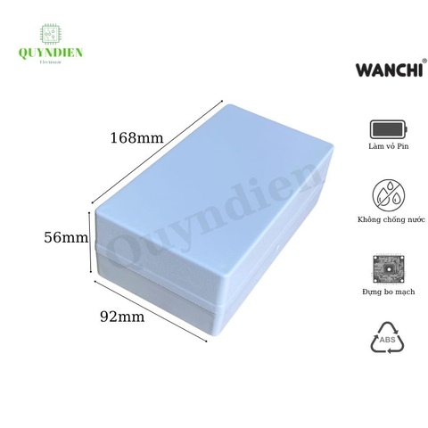 Hộp nhựa ABS 168x92x56mm WANCHI