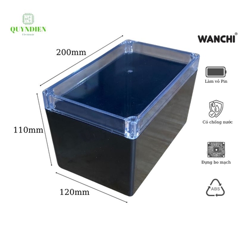 Hộp nhựa ABS 200x120x110mm WANCHI