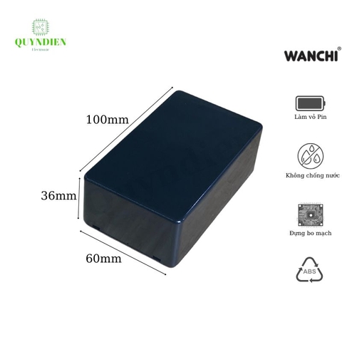 Hộp nhựa ABS 100x60x36mm WANCHI