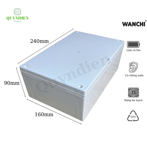 Hộp nhựa ABS 240x160x90mm WANCHI