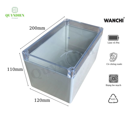 Hộp nhựa ABS 200x120x110mm WANCHI