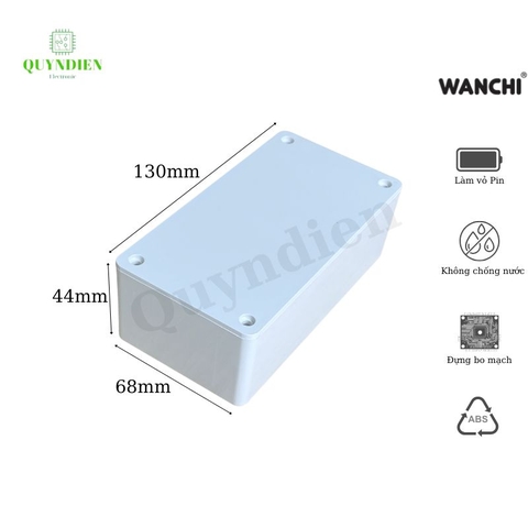 Hộp nhựa ABS 130x68x44mm WANCHI