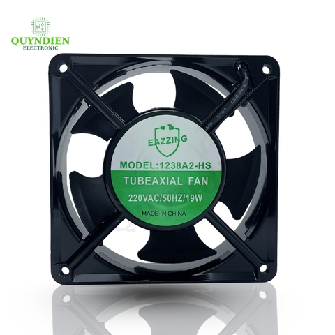 Quạt Hút Mùi, Quạt Tản Nhiệt Thông Gió 12x12x3.8cm 220V EAZZING