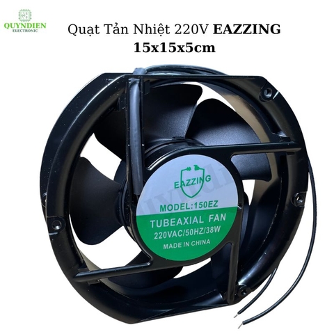Quạt Tản Nhiệt Thông Gió 15x15x5cm 220V/38W EAZZING - TRÒN