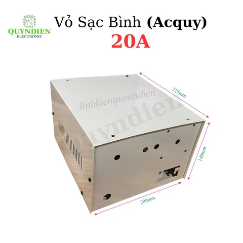 Vỏ Sạc Bình Ắc Quy 20A Màu Xám