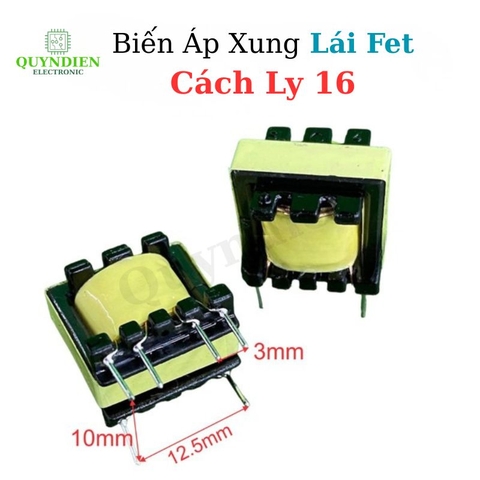 Biến Áp Xung EE16 Cách Ly (Dây Đồng 0.25mm) [Giá 1 Cái]
