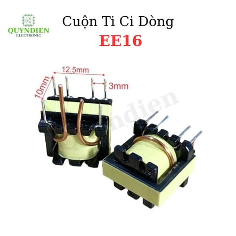 Biến Áp Xung Cách ly EE16 Cuộn Ci Ti Dòng (Dây Đồng 0.25mm)