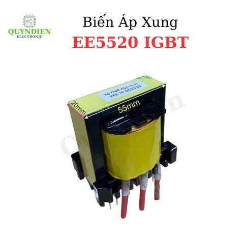 Biến Áp Xung EE5520 Đứng Dùng Cho Máy 18fet IGBT Auto Nguồn Nước
