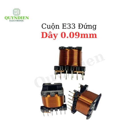 Cuộn Cảm Dây Đồng 0.90mm E33 (6 +6 Chân)