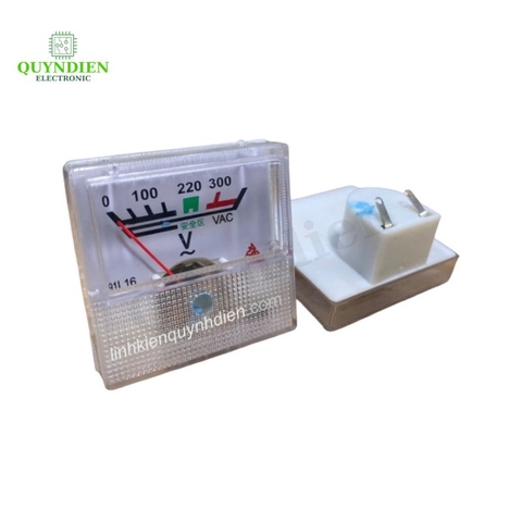Đồng Hồ Đo Vôn Kế Xoay Chiều 220v Loại Lớn/Nhỏ
