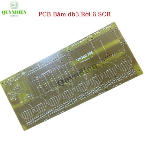 PCB Mạch Băm rời Db3 6 SCR băm dương