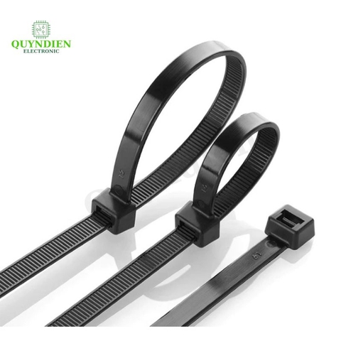 Dây Rút Nhựa 10x500mm Màu Đen
