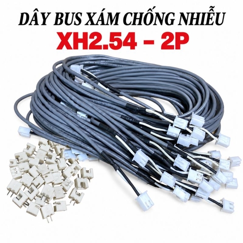 Dây bus chống nhiễu cho amply, cable nối XH2.54 - 2 Pin