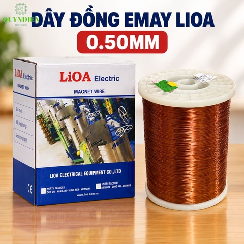 Dây Đồng Bọc Emay Cách Điện Size 0.50mm