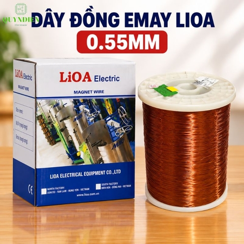 Dây Đồng Bọc Emay Cách Điện Size 0.55mm