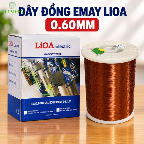 Dây Đồng Bọc Emay Cách Điện Size 0.60mm