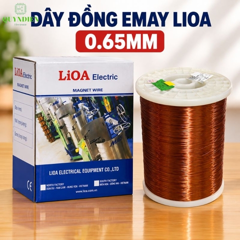 Dây Đồng Bọc Emay Cách Điện Size 0.65mm