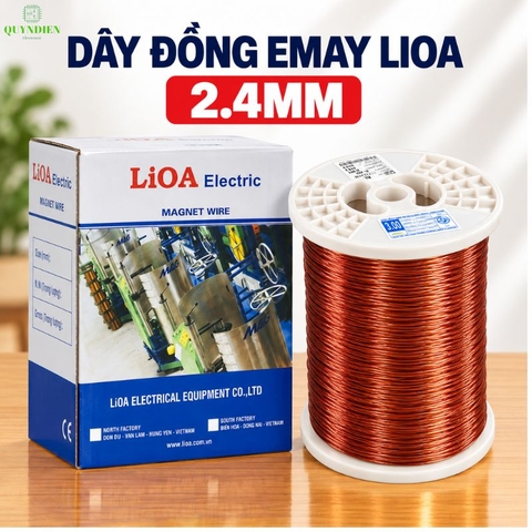 Dây Đồng Bọc Emay Cách Điện Size 2.40mm