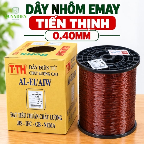 Dây Nhôm Bọc Emay Tiến Thịnh Size 0.40mm