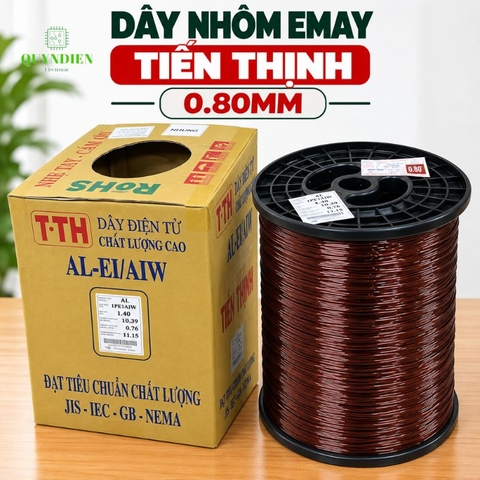 Dây Nhôm Bọc Emay Tiến Thịnh Size 0.80mm