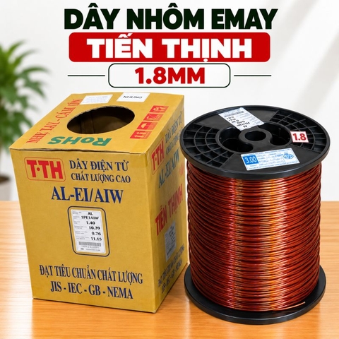 Dây Nhôm Bọc Emay Tiến Thịnh Size 1.80mm