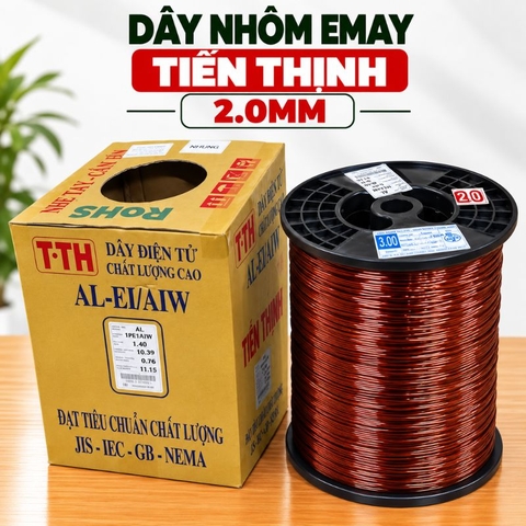 Dây Nhôm Bọc Emay Tiến Thịnh Size 2.00mm