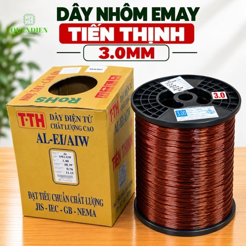 Dây Nhôm Bọc Emay Tiến Thịnh Size 3.00mm