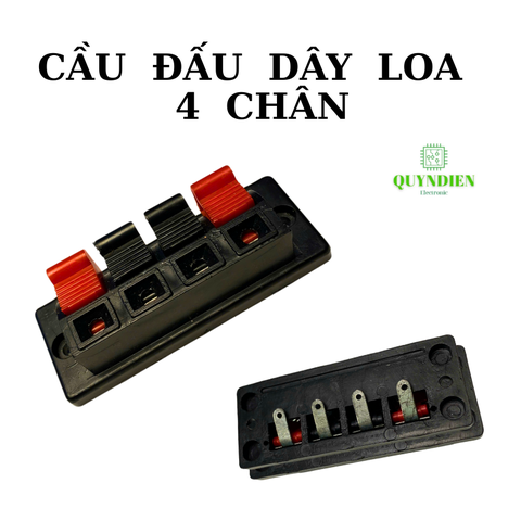 Trạm loa cầu đấu dây loa 4 chân Jack Cắm Loa 4 Cổng
