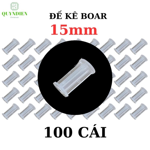 Chốt nhựa đệm board mạch 15mm (đế kê boar loai vặn ốc vít nhọn 3mm ) [SET 100 Chốt]