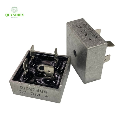 Diode Cầu Nhôm KBPC5010 50A 1000V diot cầu chỉnh lưu 4 chân