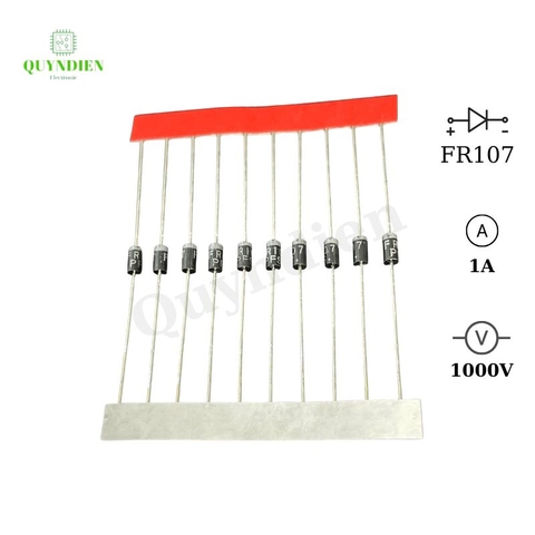 Diode xung FR107 1A 1000V loại dây