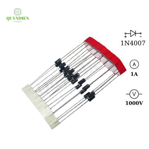 Diode 1N4007 - Diot chỉnh lưu 1A 1000v loại dây